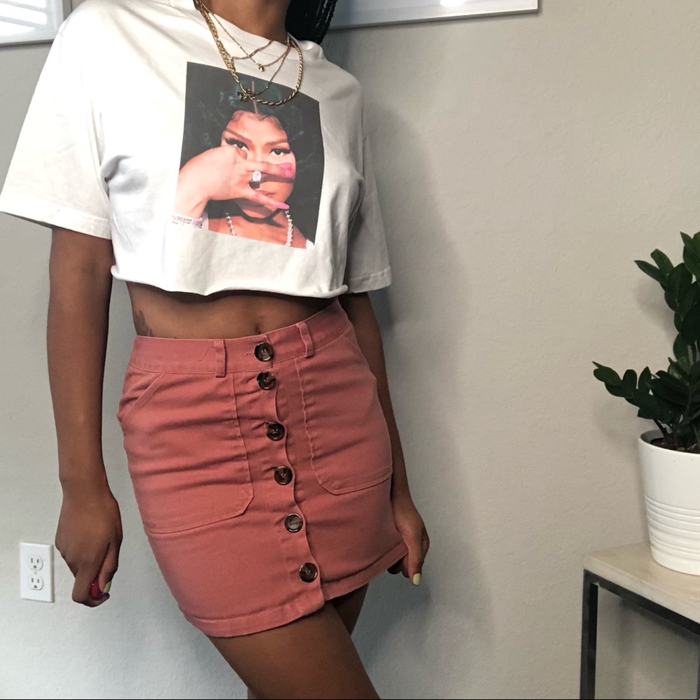 Pink Mini Skirt Size Small